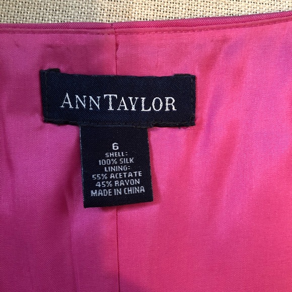 Ann Taylor 100% Silk Wrap Dress - Picture 3 of 4